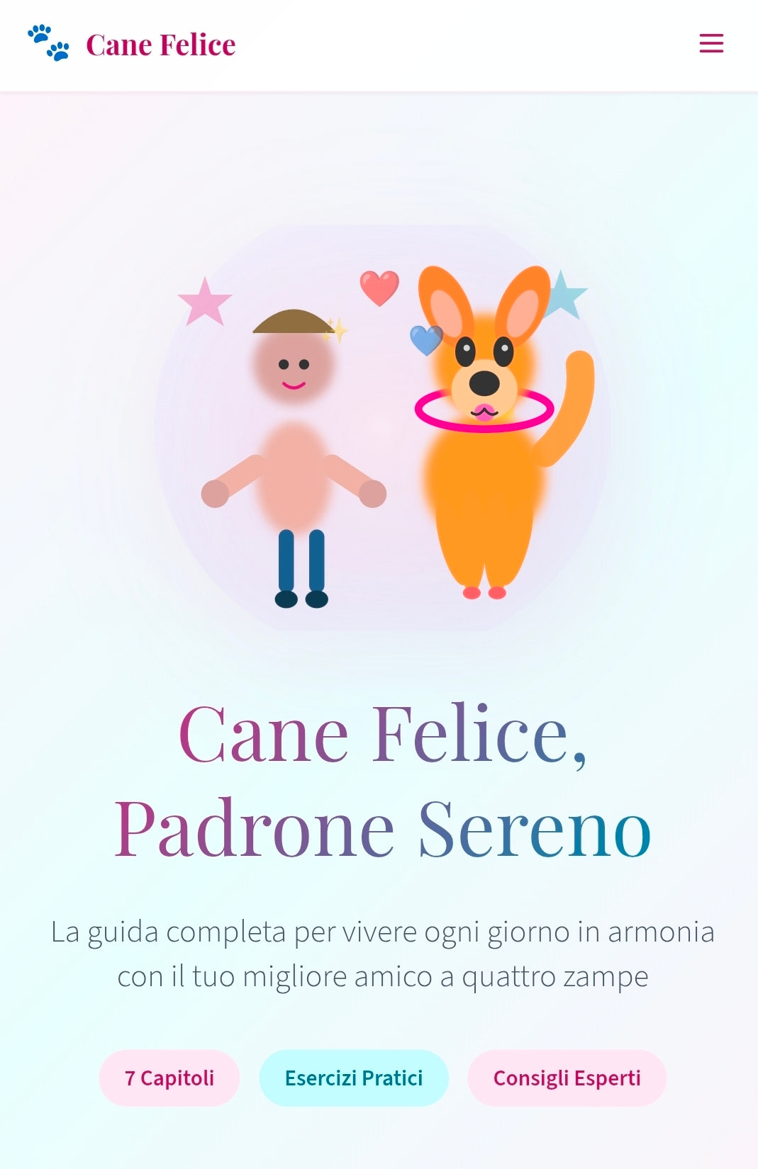 Cane felice , padrone sereno